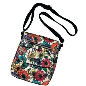 Sakroots In Bloom Crossbody Bag Danielle Foye Artist Butterfly Flap Festival